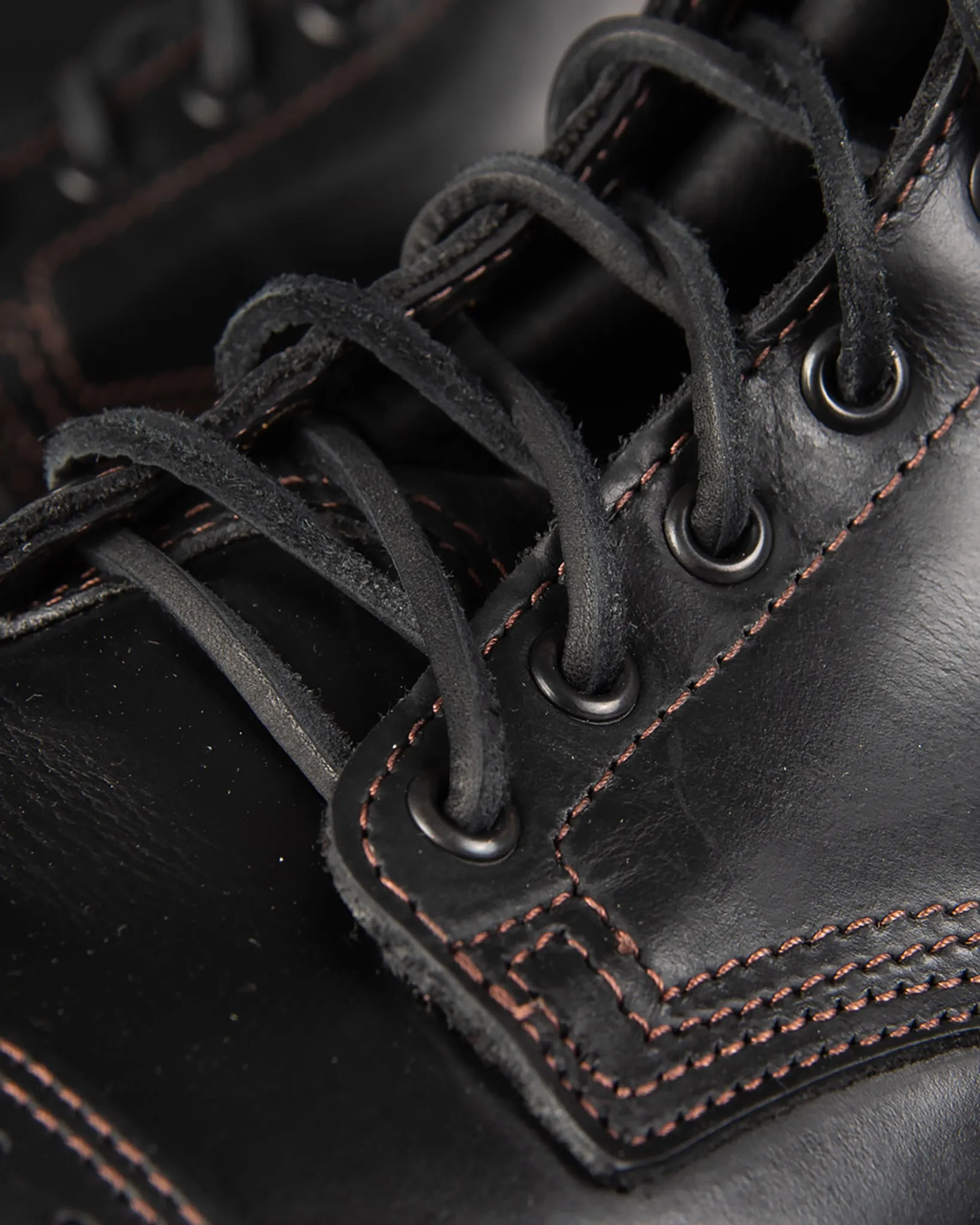 Iron Heart Int'l x Wesco® - 7" Toe Cap Boot - Black Tie Domain. The "Guildsman"