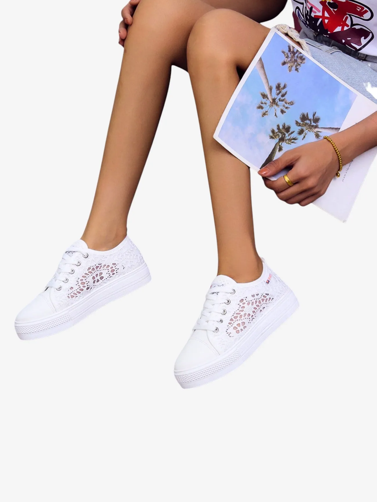 Jada | Women's Lightweight Mesh Casual Platform Shoes