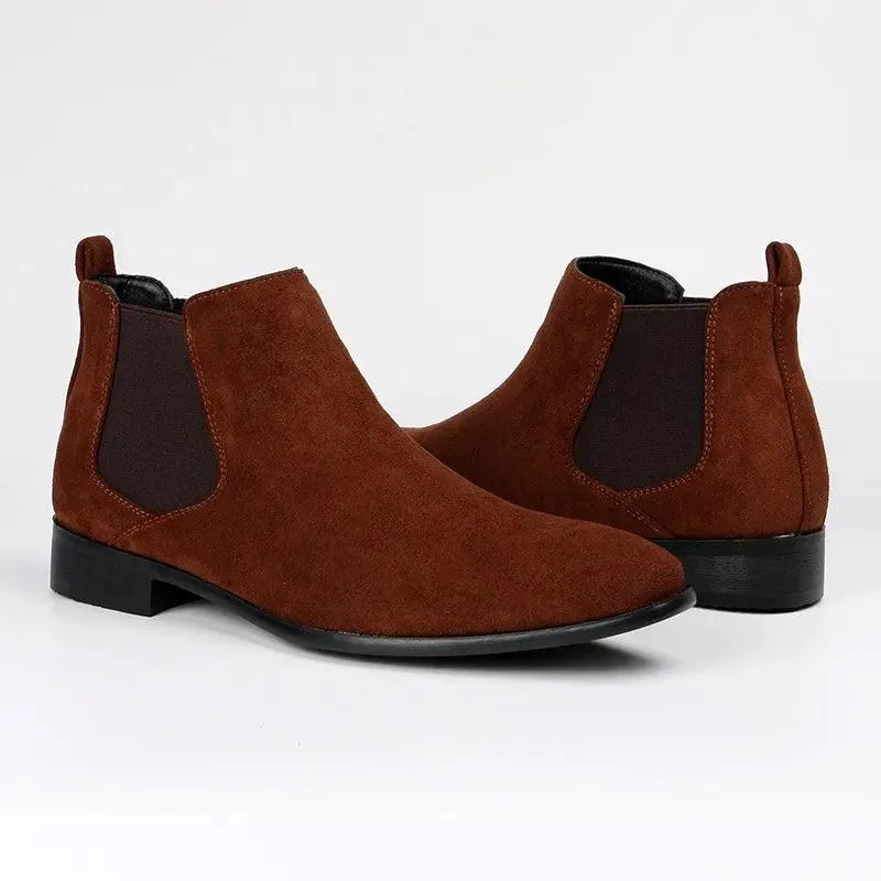 Jon - Men's Suede Chelsea Boots