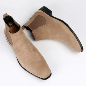 Jon - Men's Suede Chelsea Boots