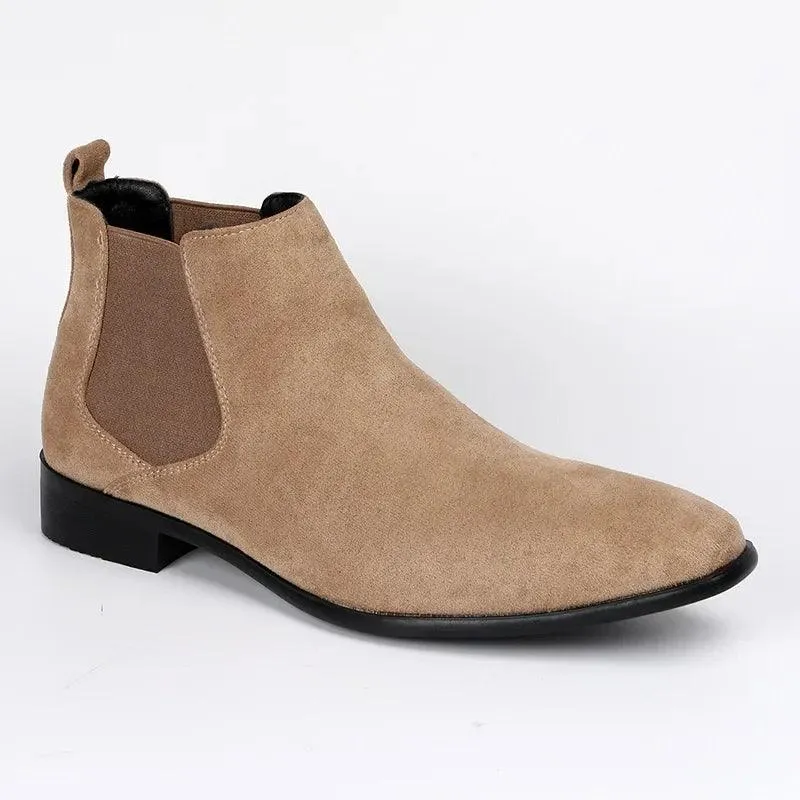Jon - Men's Suede Chelsea Boots