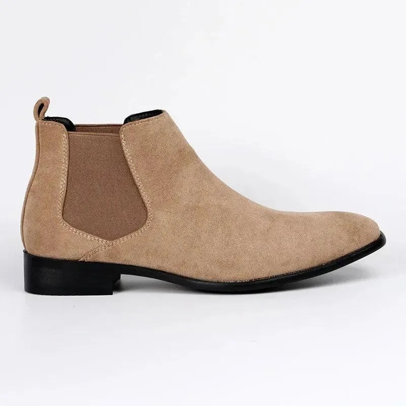 Jon - Men's Suede Chelsea Boots