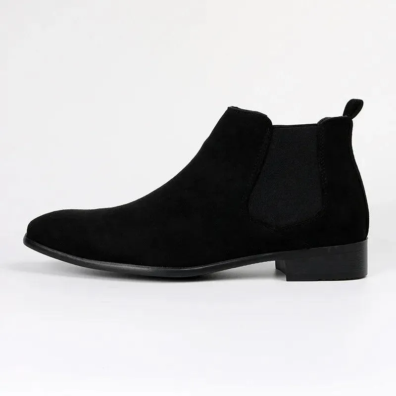 Jon - Men's Suede Chelsea Boots