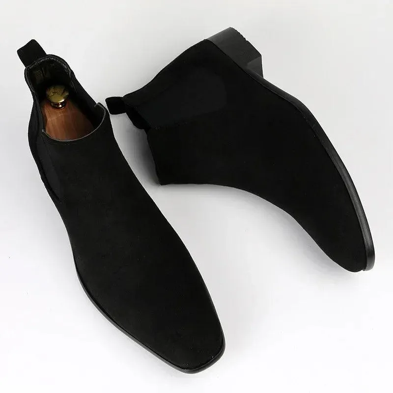 Jon - Men's Suede Chelsea Boots