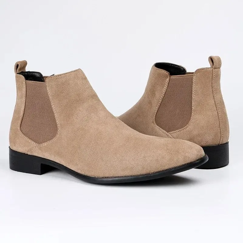 Jon - Men's Suede Chelsea Boots