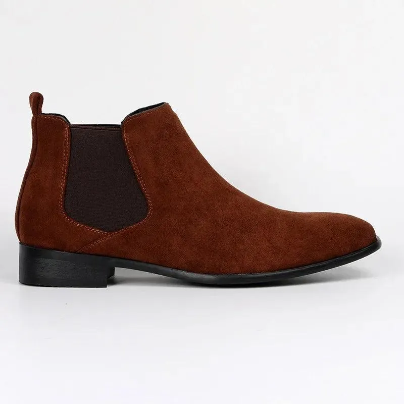 Jon - Men's Suede Chelsea Boots