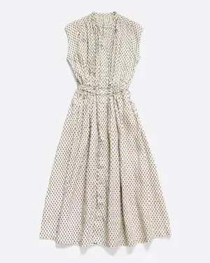 Kapital Dotted Sleeveless Dress