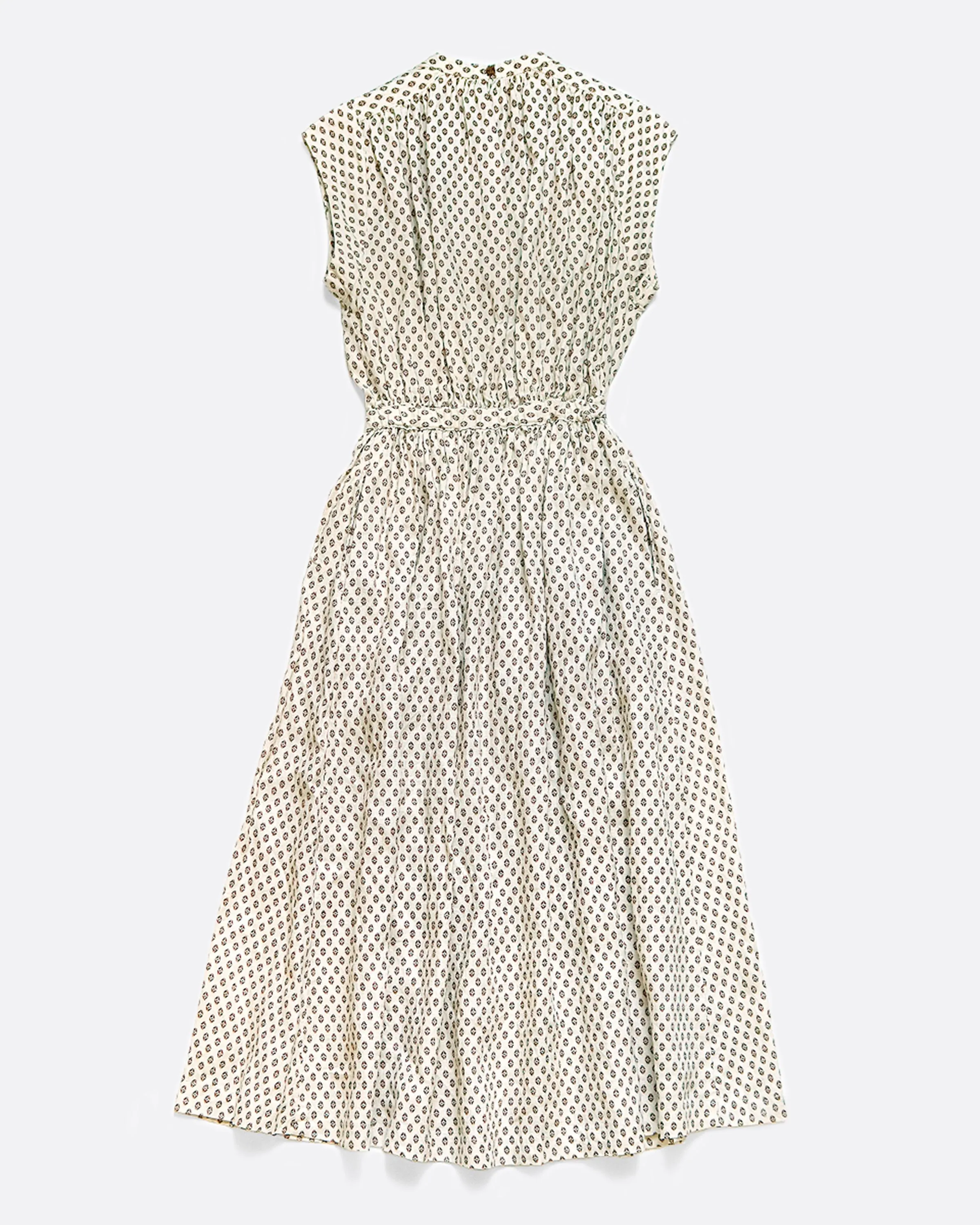 Kapital Dotted Sleeveless Dress