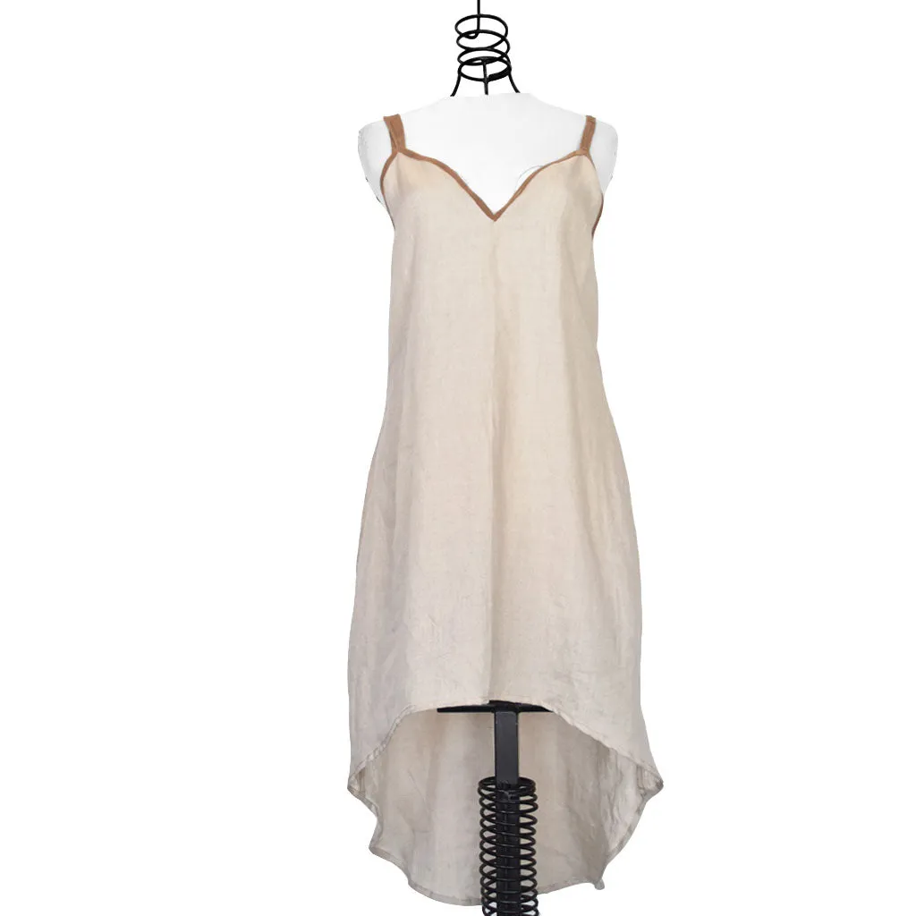 KENZA | STEEL BLUE | OPEN BACK MIDI DRESS