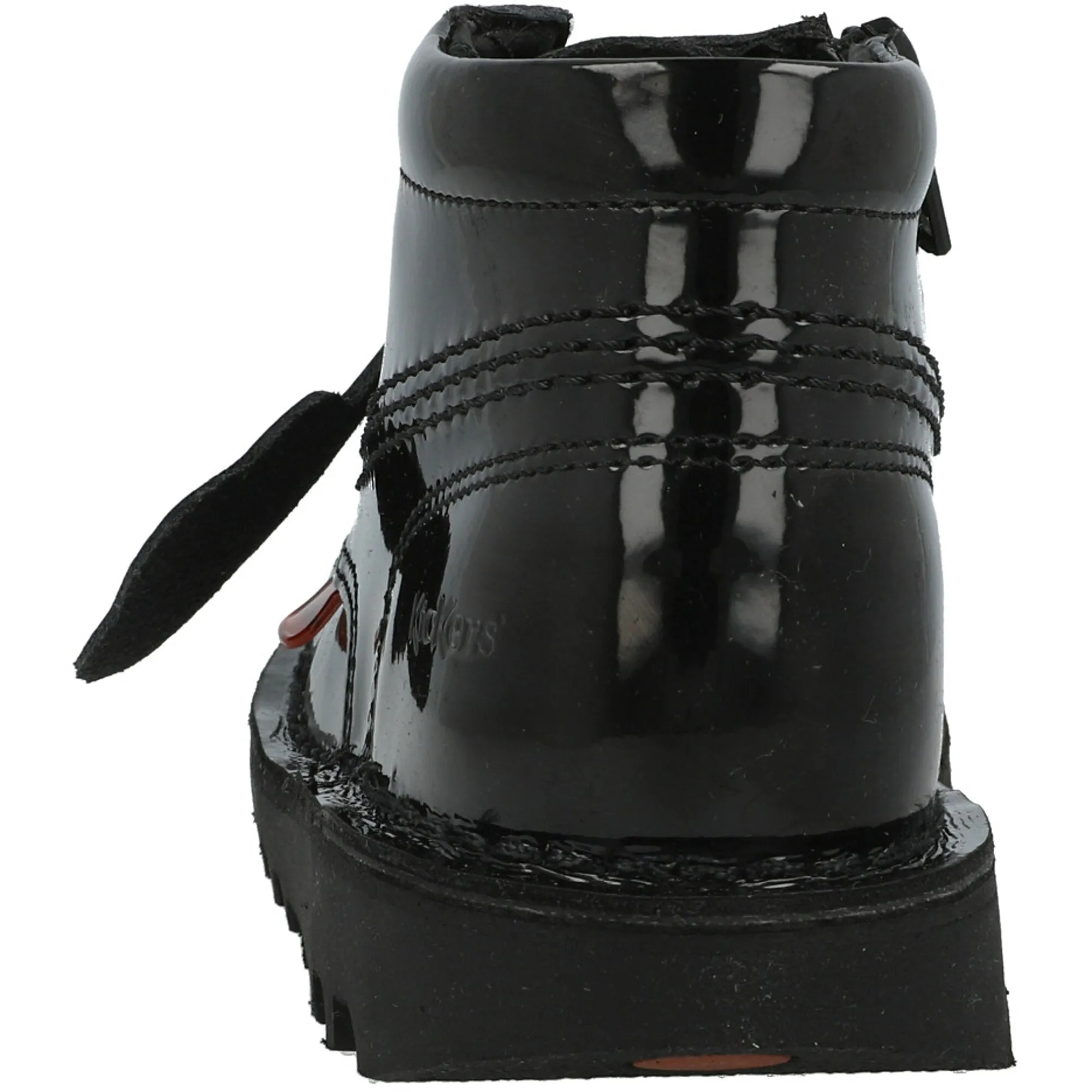 Kickers Kick Hi Zip Black Kids Shoes
