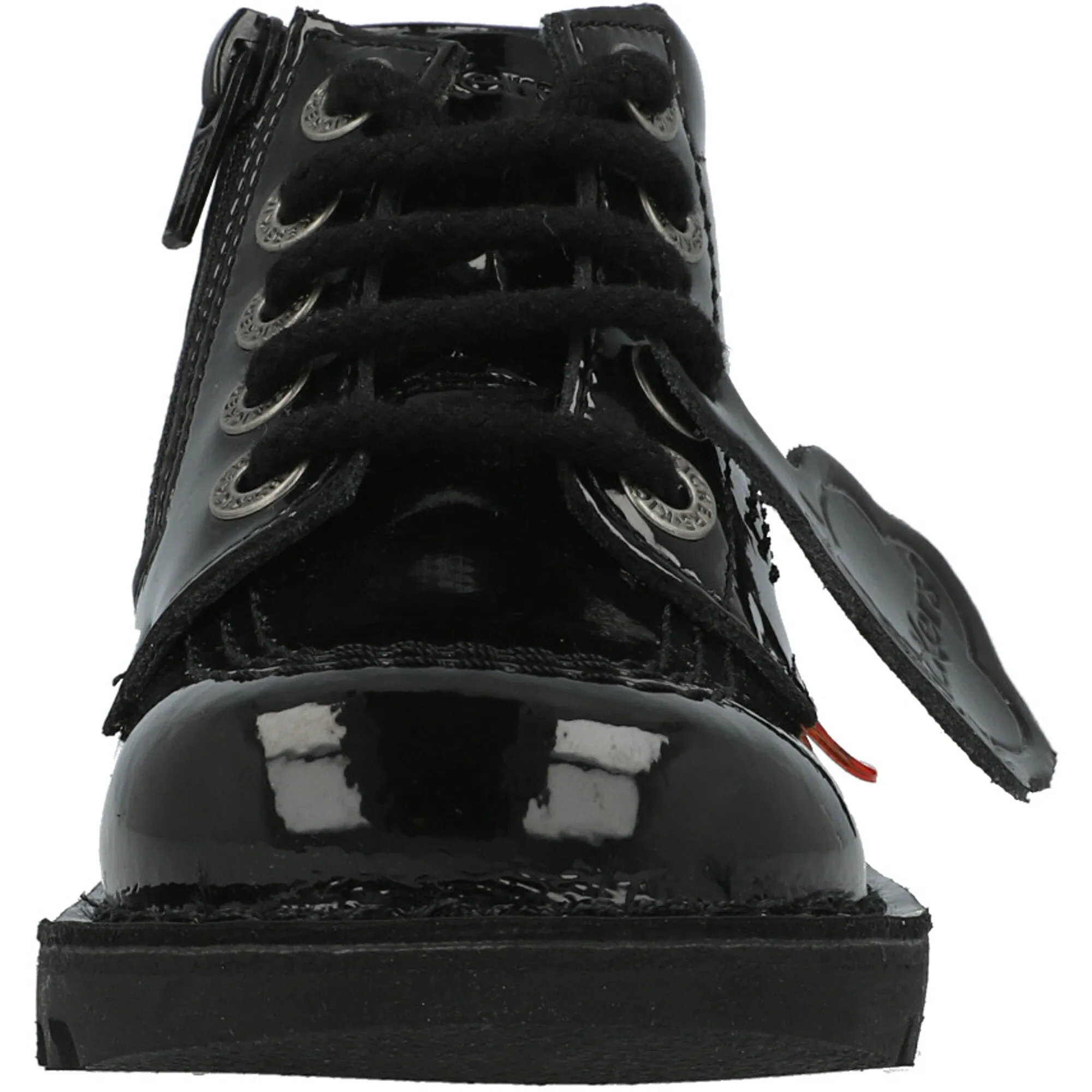 Kickers Kick Hi Zip Black Kids Shoes