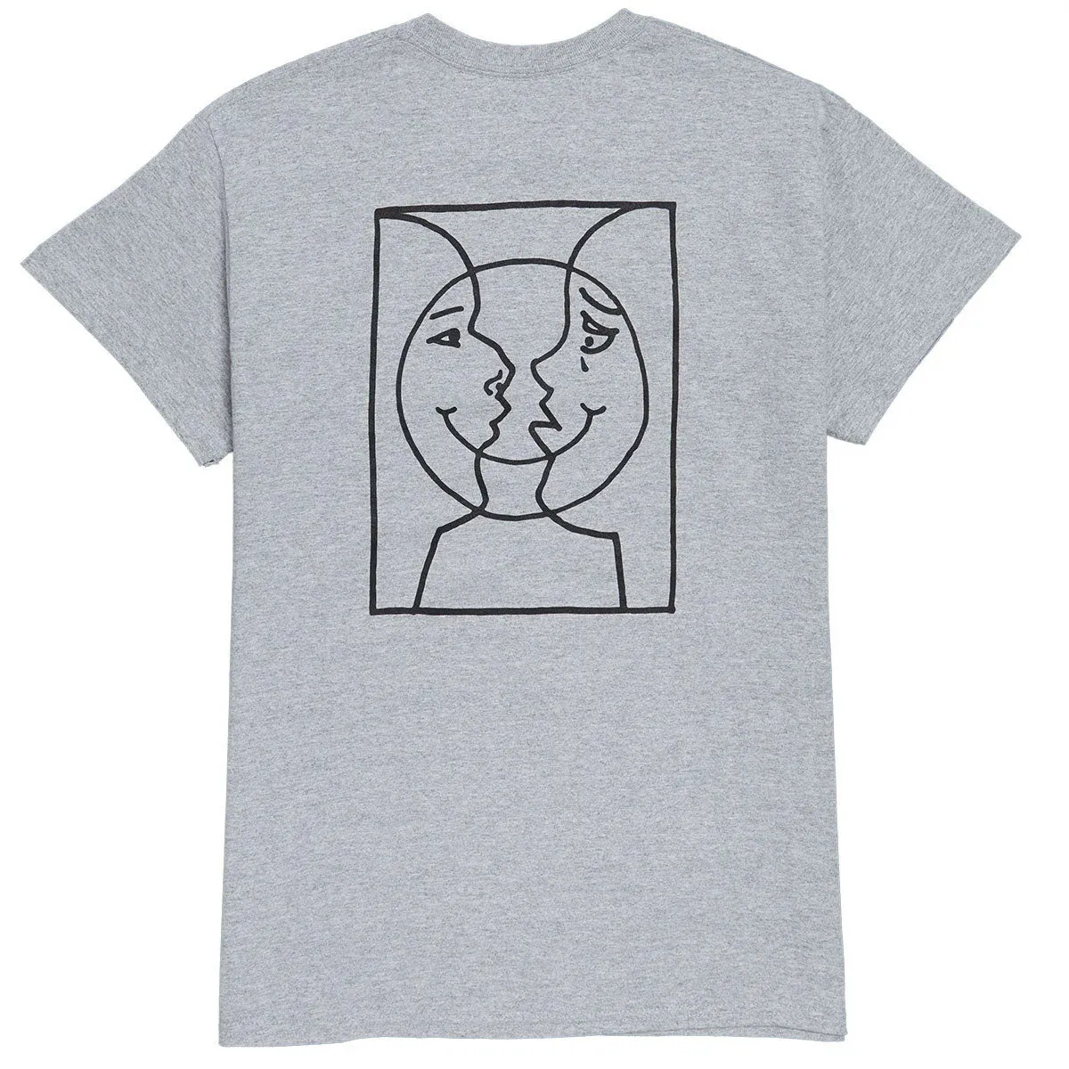 Krooked - Moonsmile Raw Tee Sport Grey
