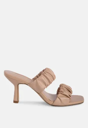 Lady Lynn Gather Around Slip-On Heeled Sandals By Ruw