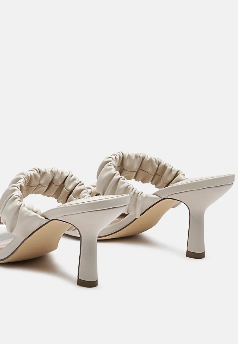 Lady Lynn Gather Around Slip-On Heeled Sandals By Ruw