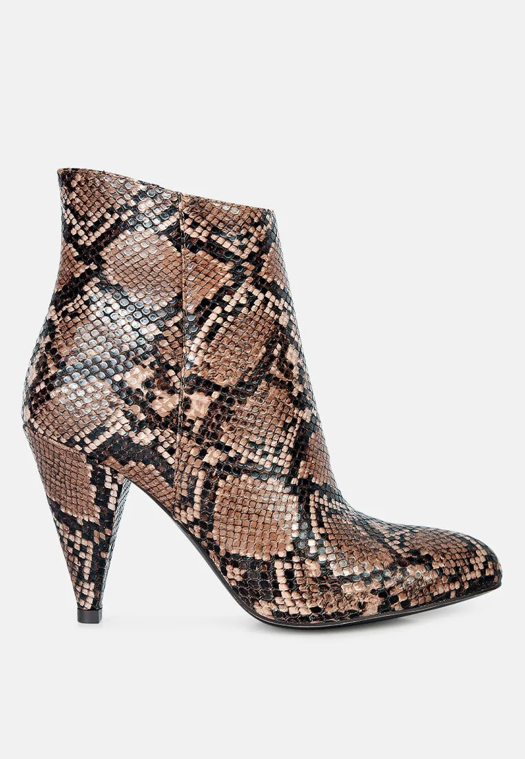 Lemon Tart Heeled Ankle Boots By Ruw