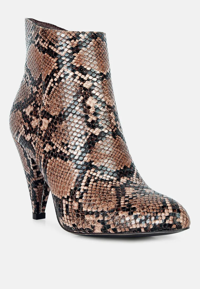 Lemon Tart Heeled Ankle Boots By Ruw