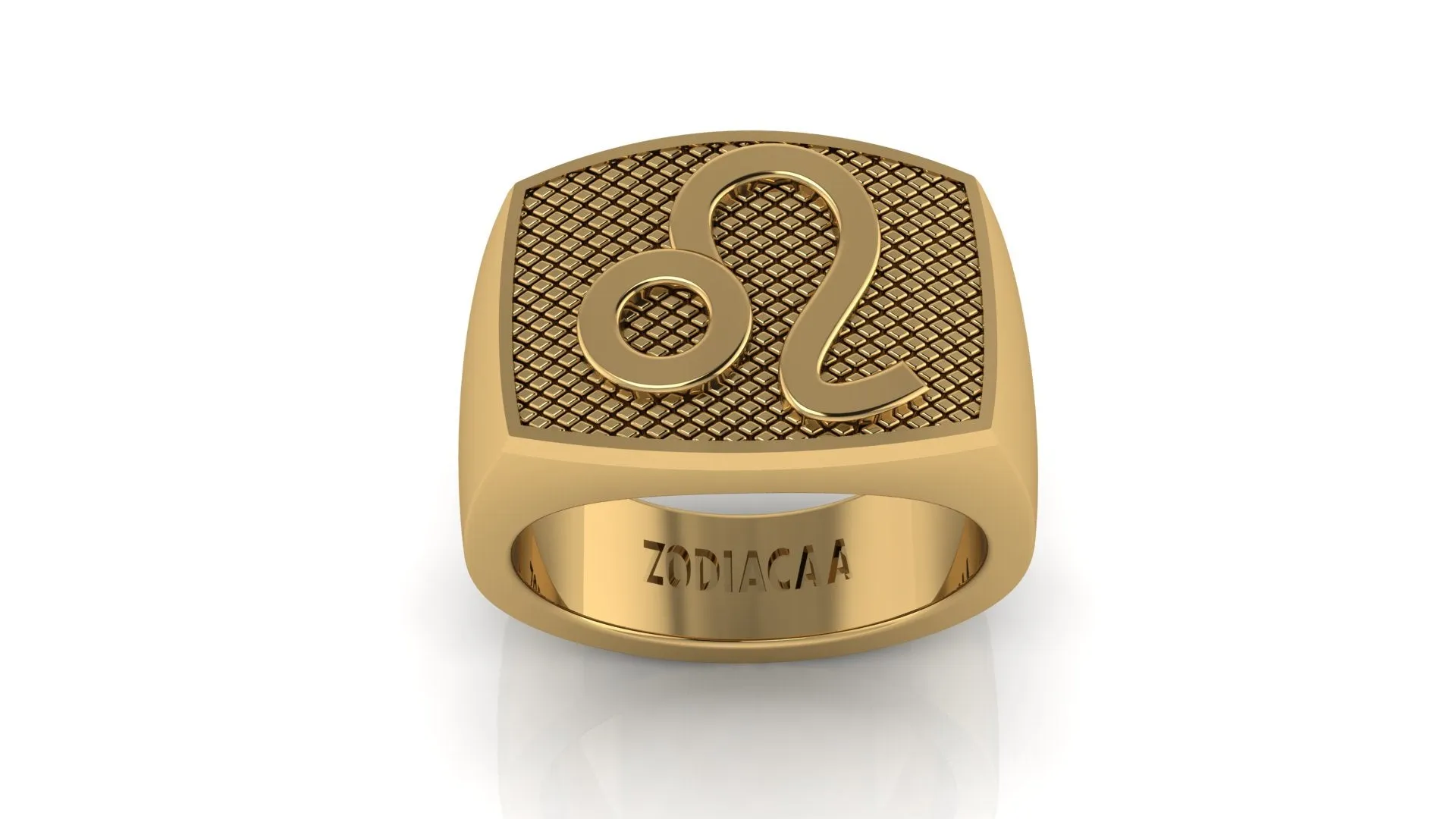 Leo Gold&Bold mens ring