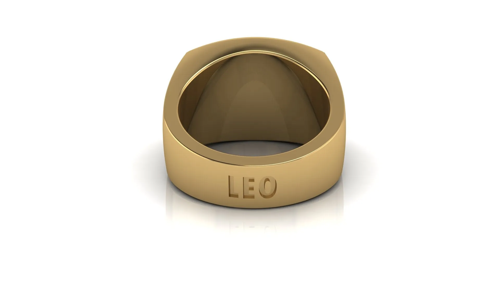 Leo Gold&Bold mens ring