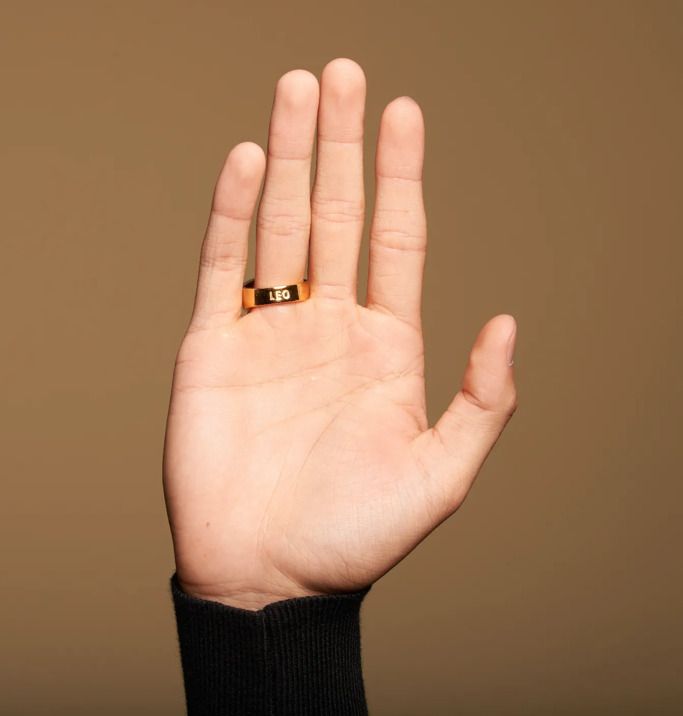 Leo Gold&Bold mens ring