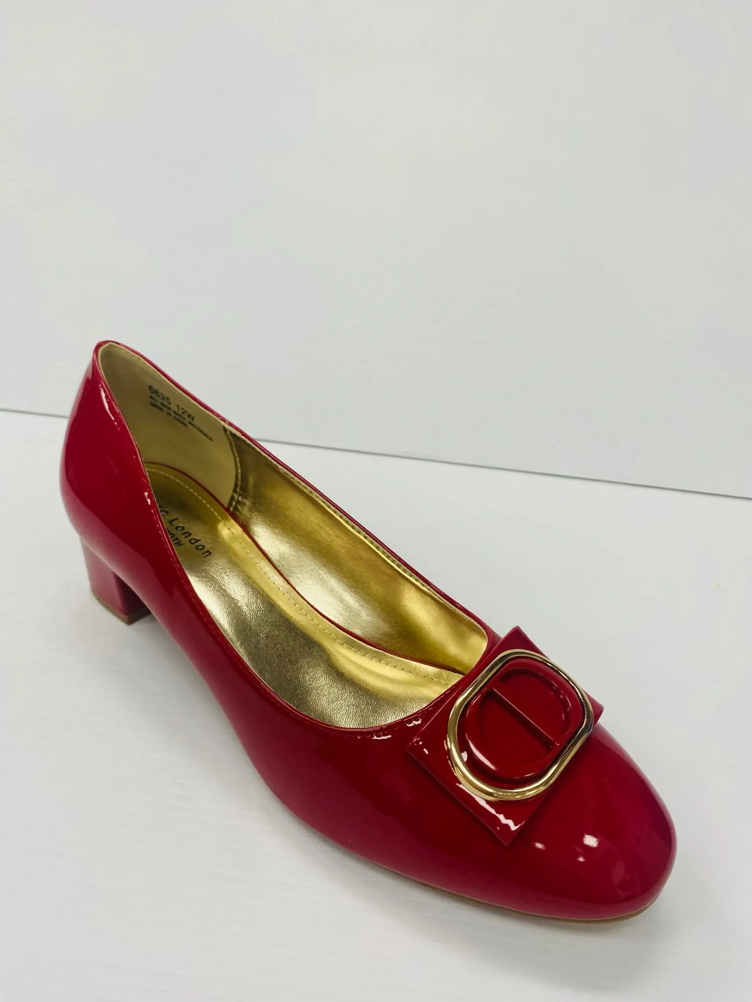 Marc London WIDE WIDTH 6635 Low Chunky Heels