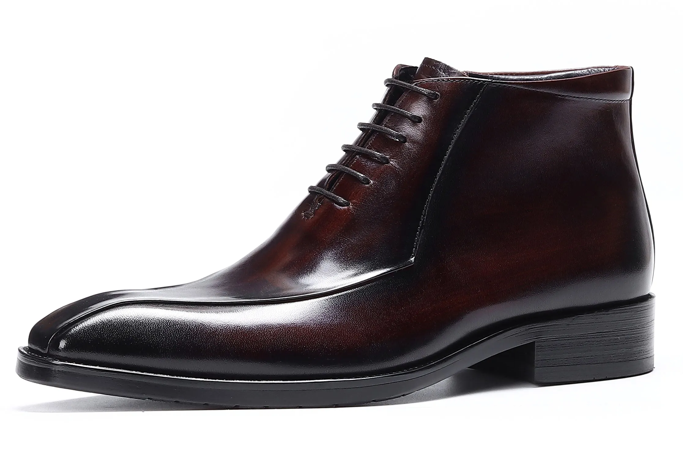 Men's Leather Fashion Formal Dress Boots