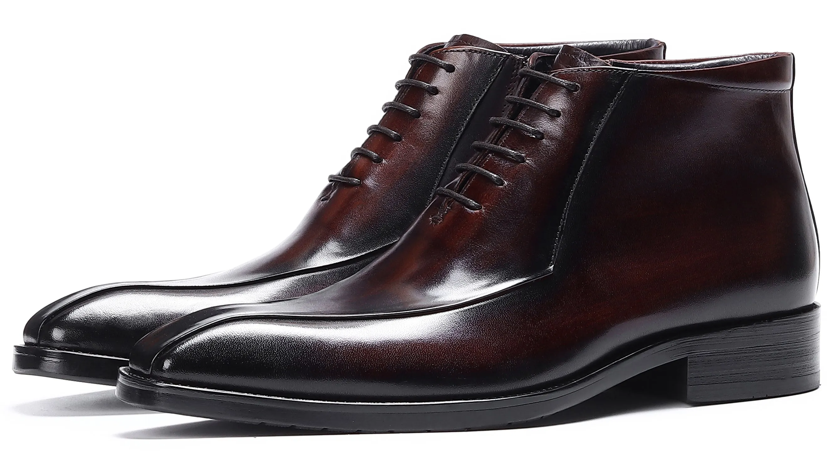 Men's Leather Fashion Formal Dress Boots