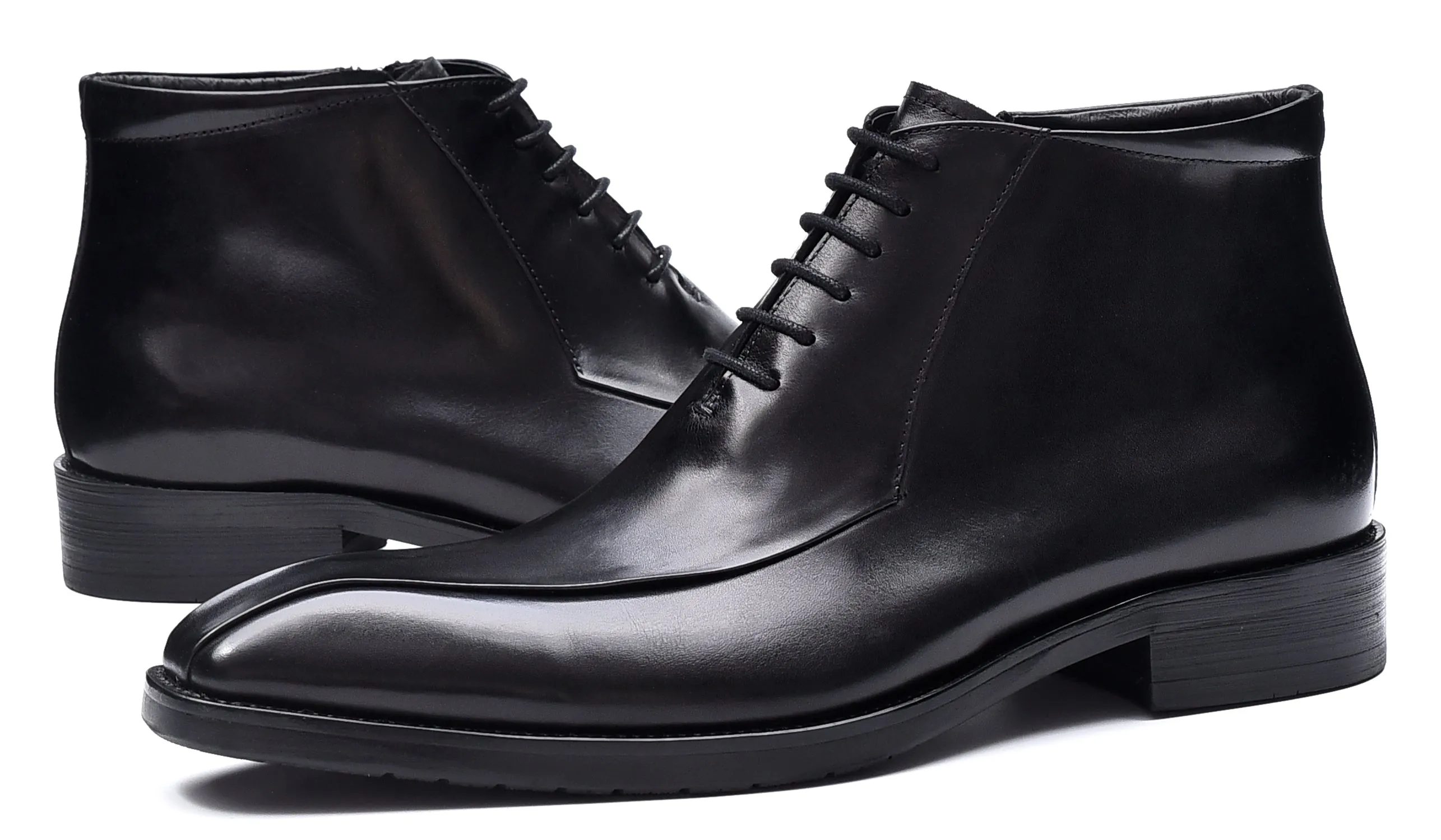 Men's Leather Fashion Formal Dress Boots