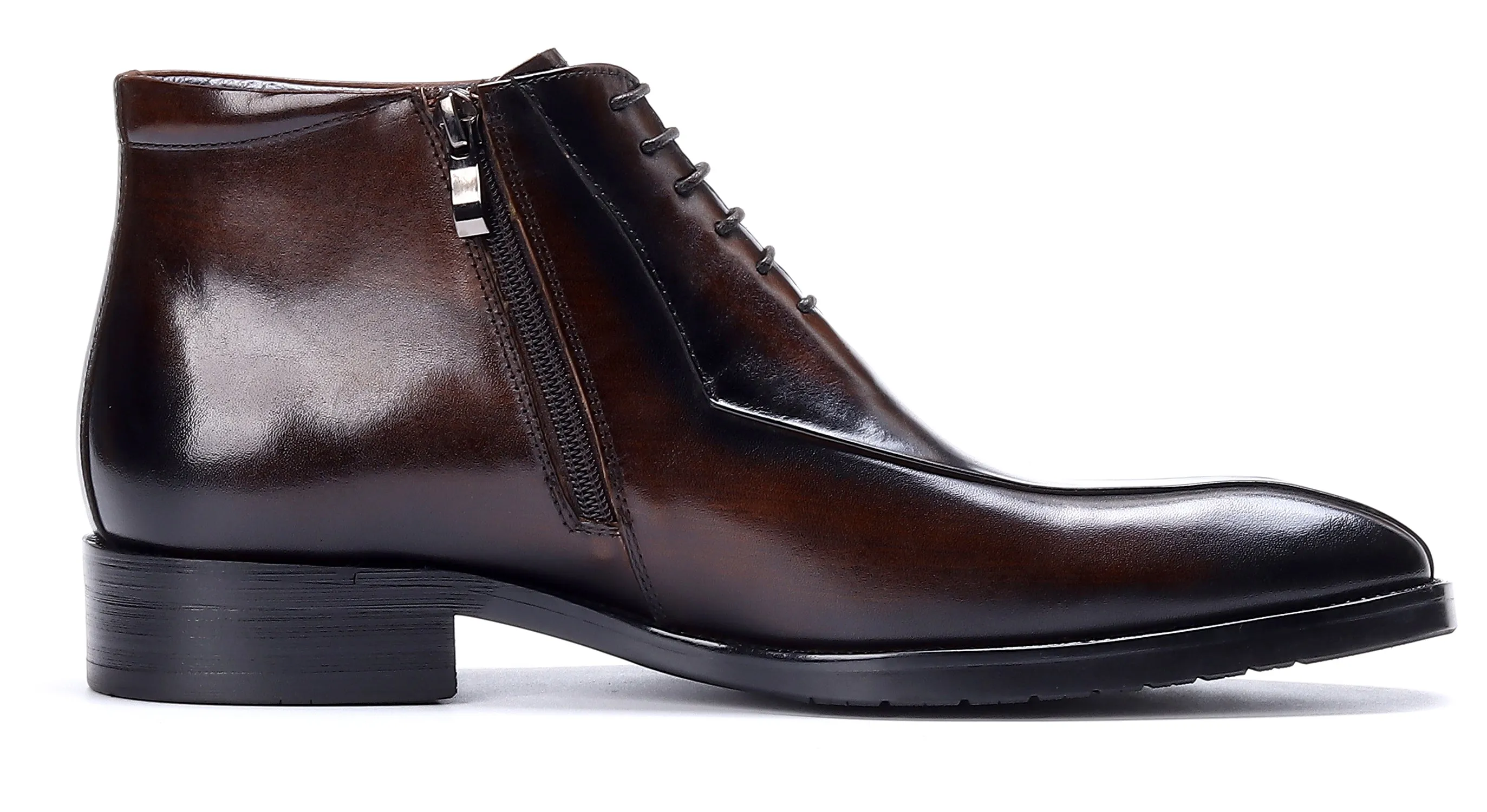Men's Leather Fashion Formal Dress Boots