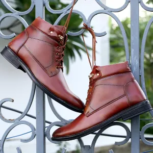 Men's Leather Formal Boots