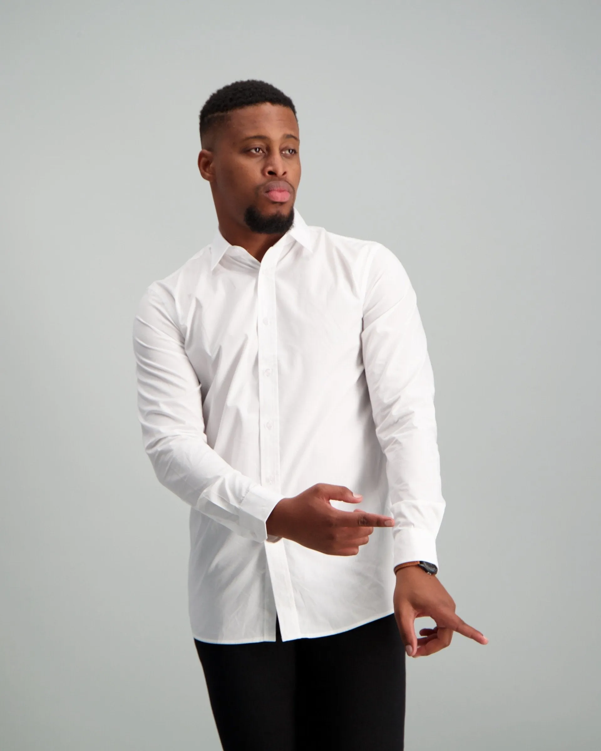 Men's Slim Fit Shirt White