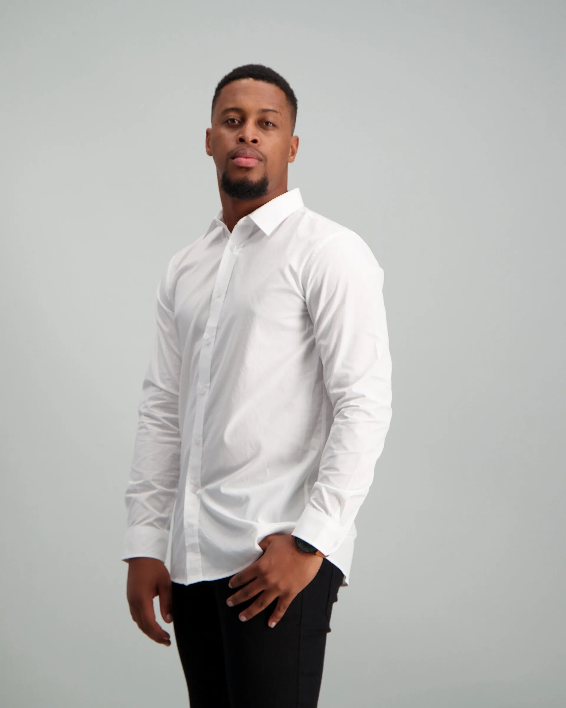 Men's Slim Fit Shirt White