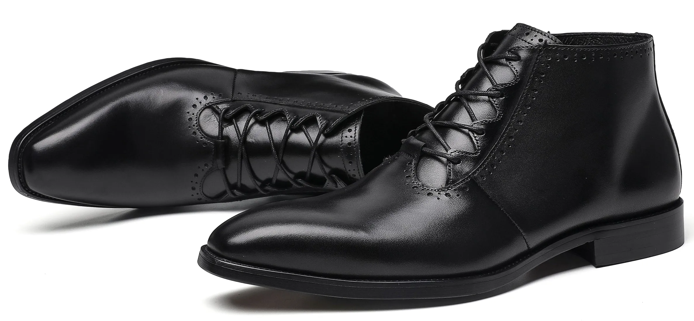 Men's Zipper Formal Dress Boots