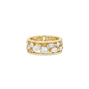 Mixed Rose-Cut Diamond Band