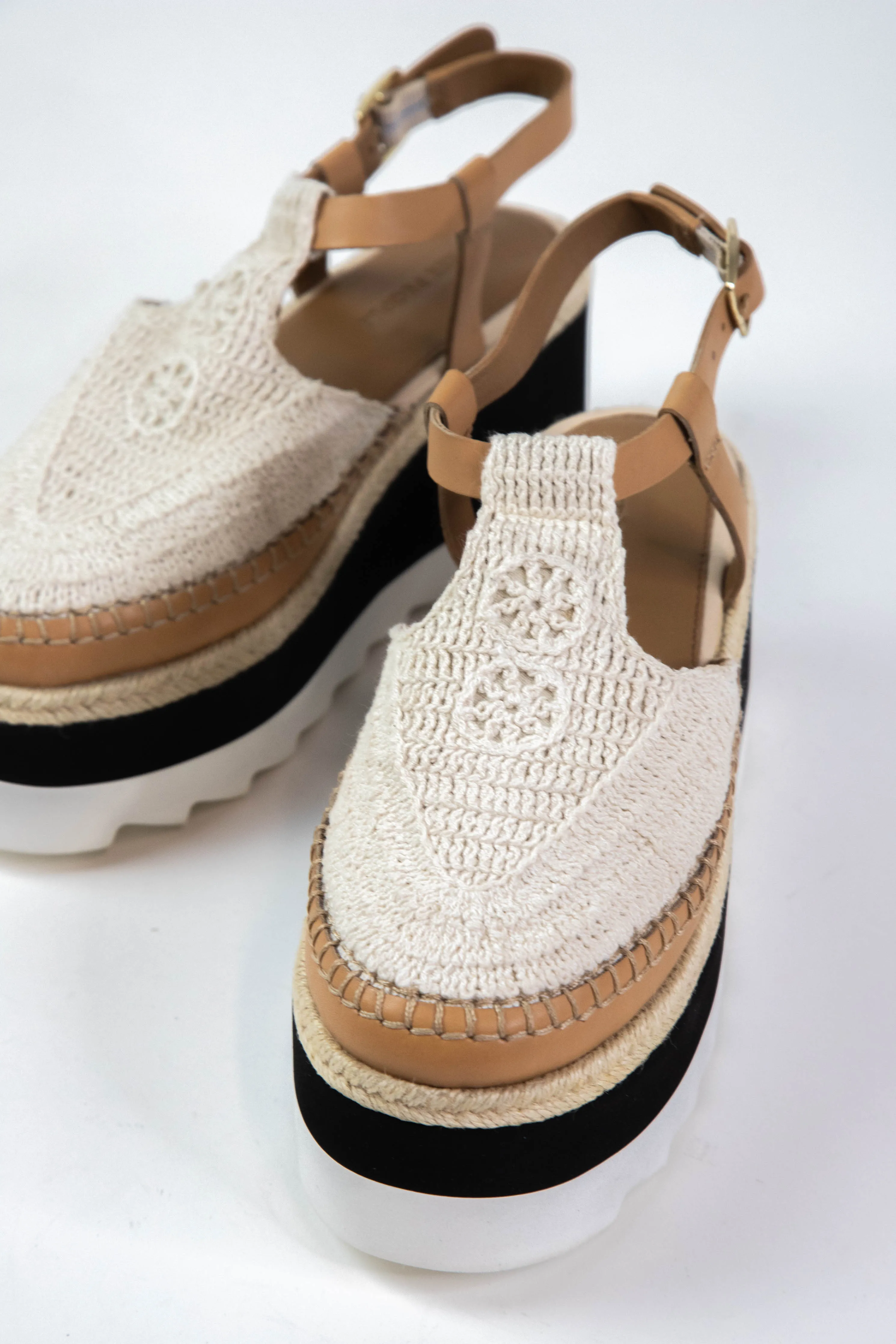 Morning in Mykonos Espadrille Wedge, Vachetta Multi | Free People