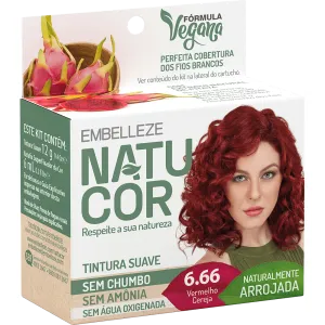 Natucor Hair Dye Naturally Bold Red Cherry Kit