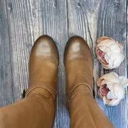 Naturalizer  Brown Leather Boots 7M