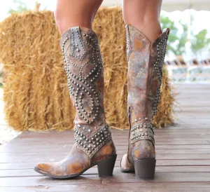 Noelle - Vintage High-Cut Boots
