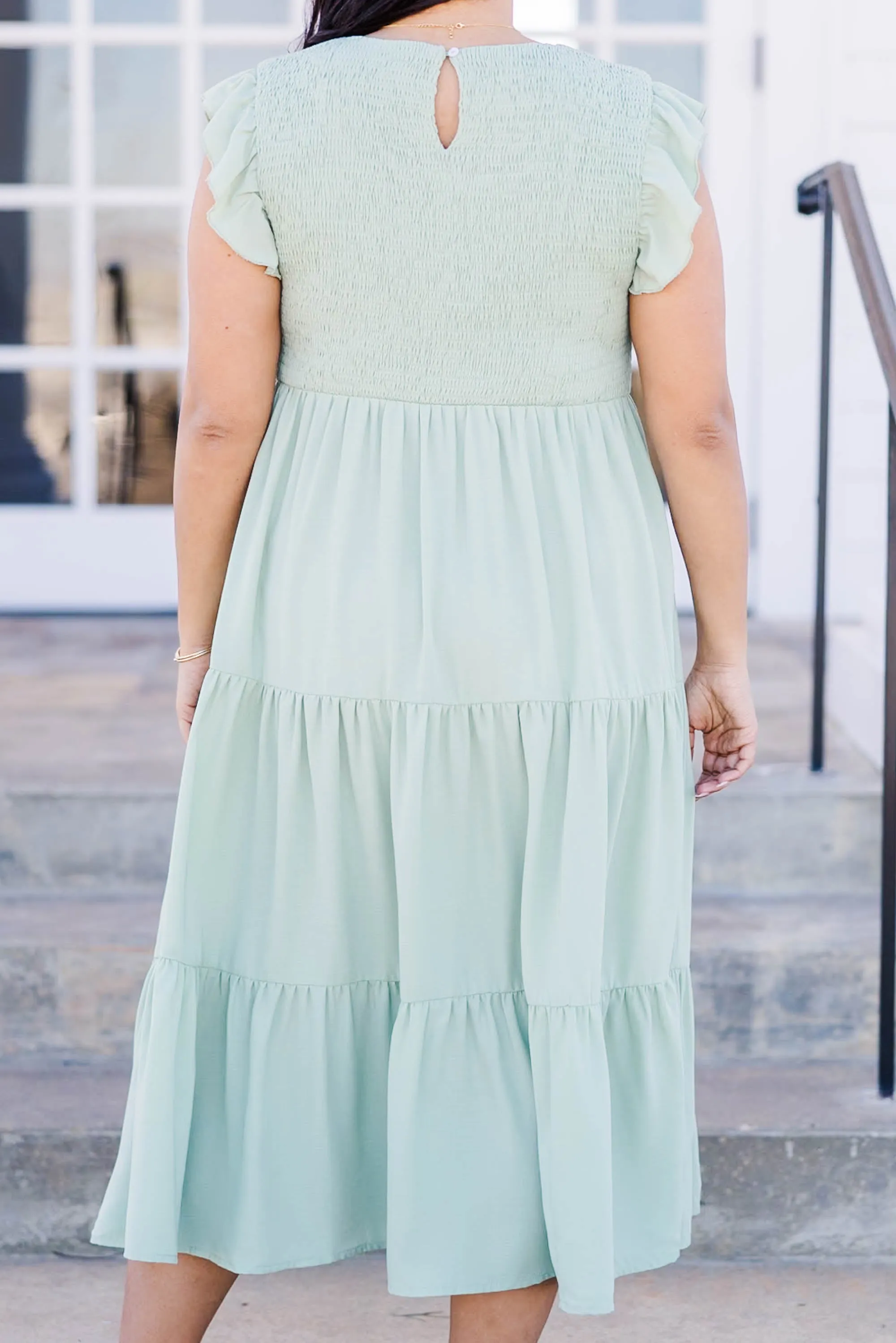 Our Sweet Memories Dress, Sage