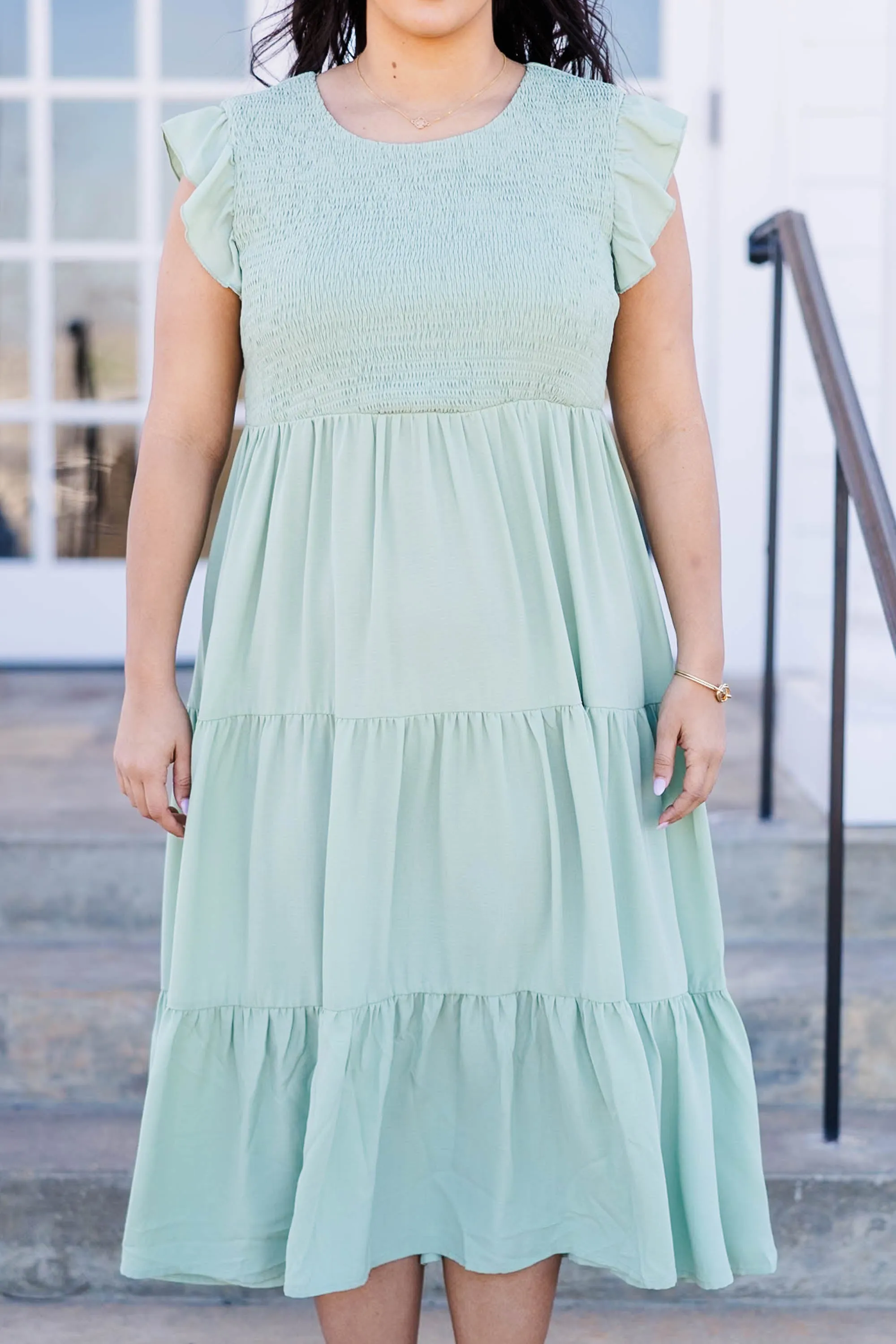 Our Sweet Memories Dress, Sage