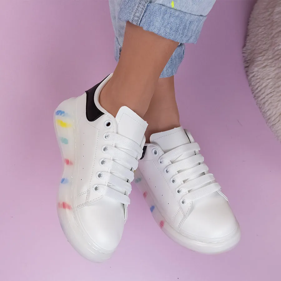 Pantofi sport Nina - White/Black