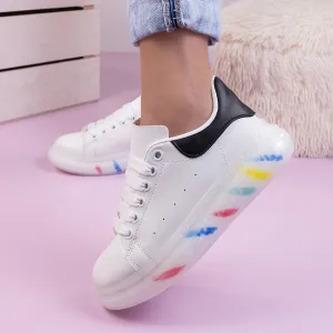 Pantofi sport Nina - White/Black