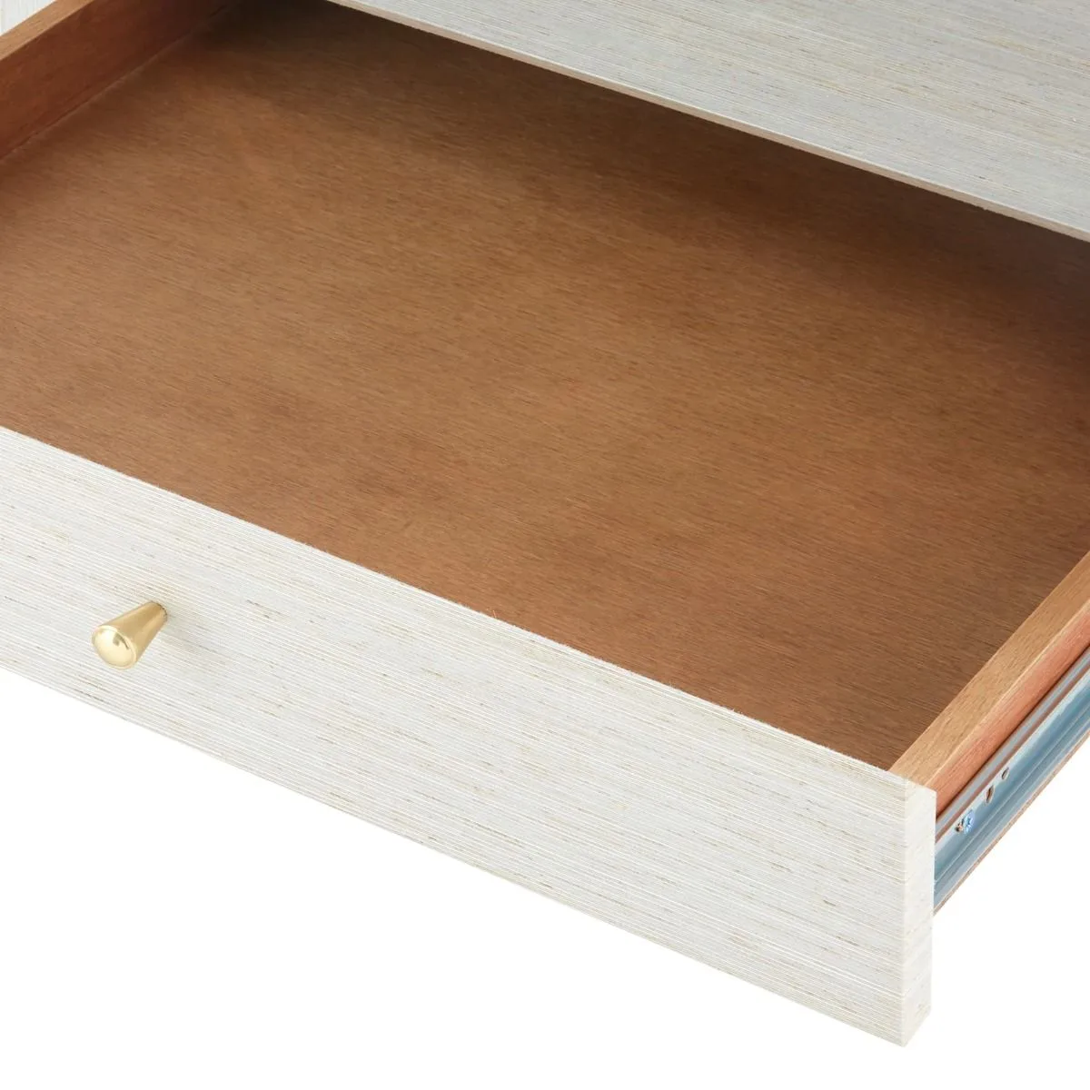 Pascal 1-Drawer Side Table / Silver Shimmer