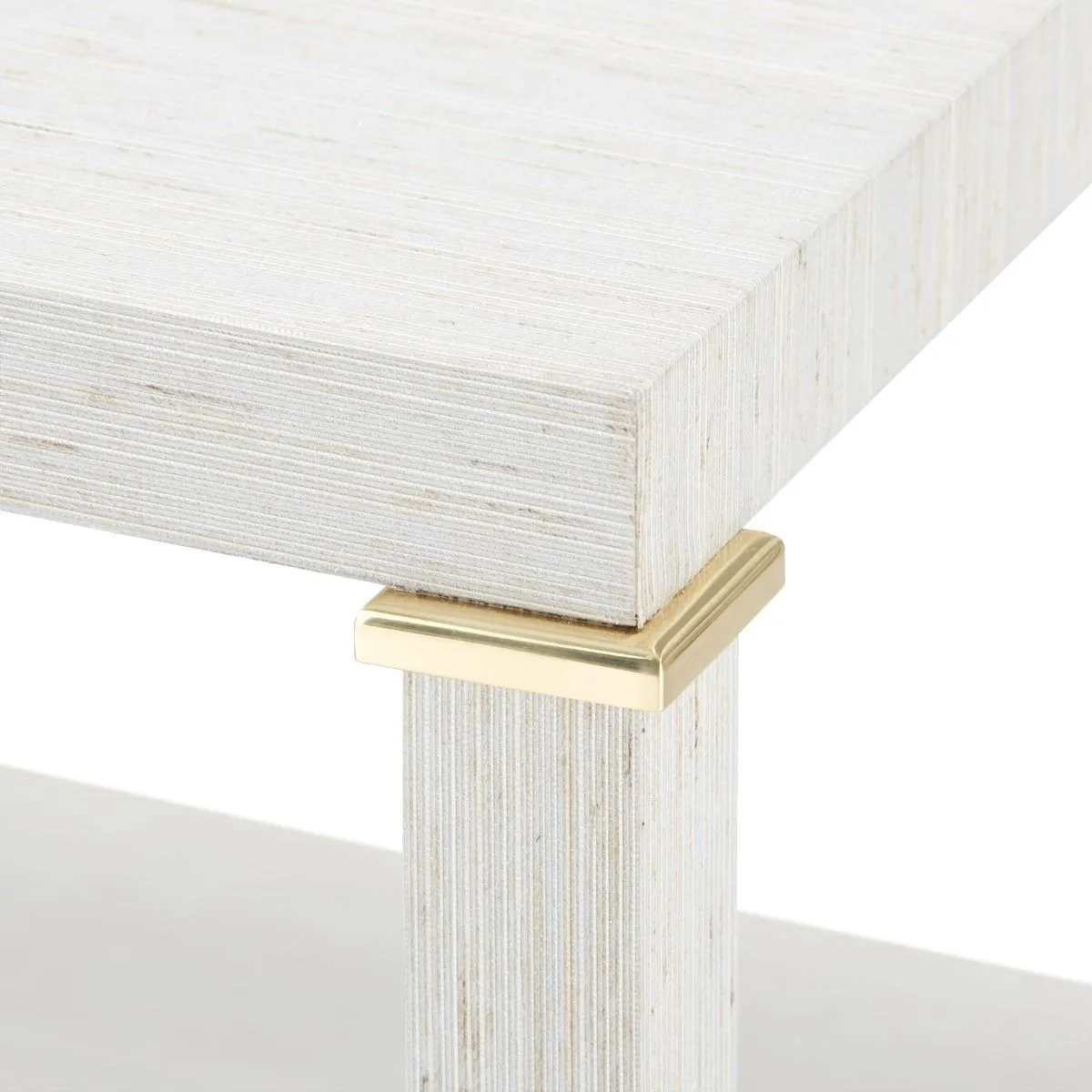 Pascal 1-Drawer Side Table / Silver Shimmer