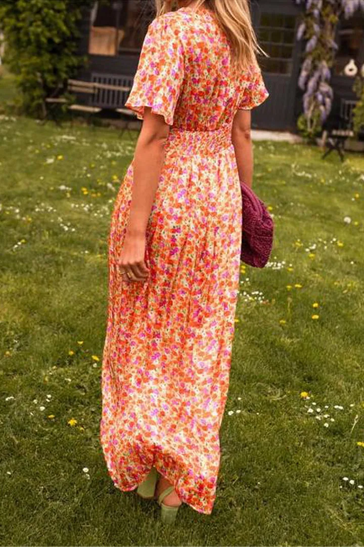 Pauline - Long Floral Dress
