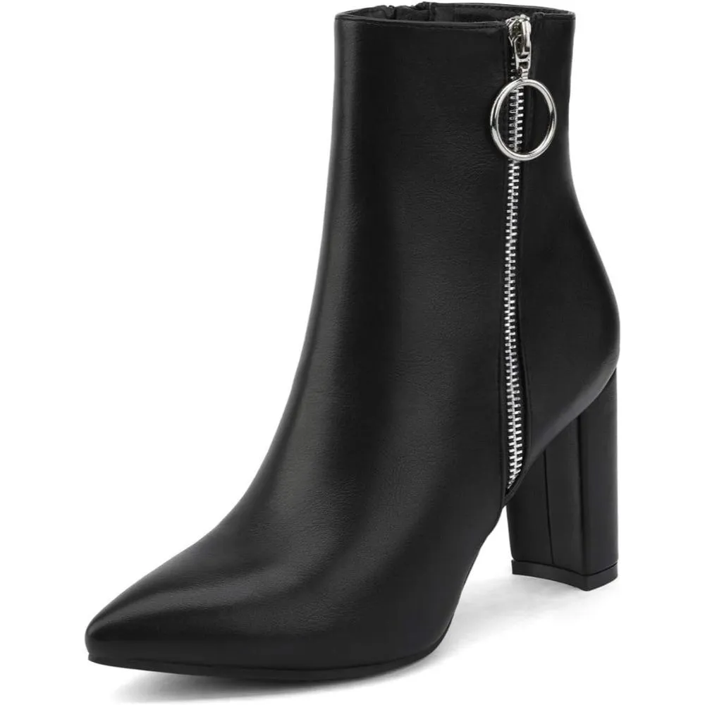 Pointed Pattern Boots