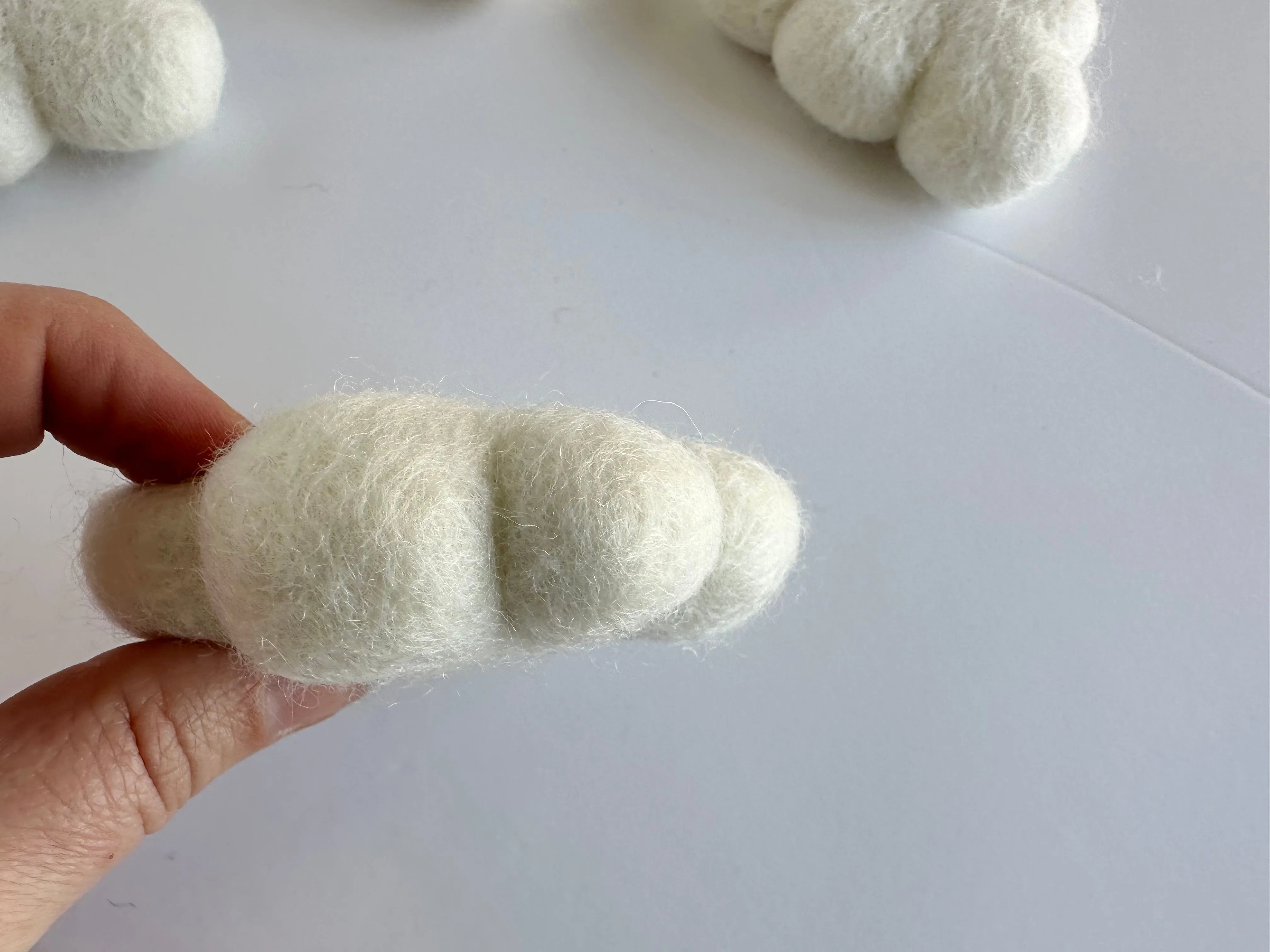 Rainbow & Cloud Felted Shapes