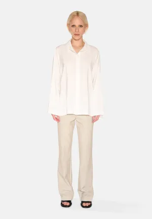 River long sleeved shirt 3780 - Coco Milk