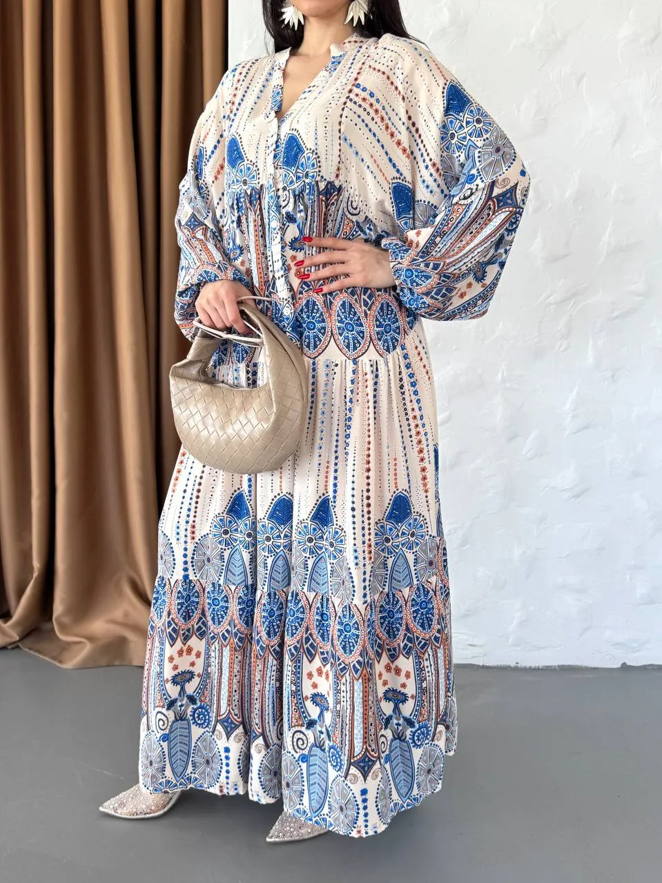 Sahara Mosaic Maxi Dress