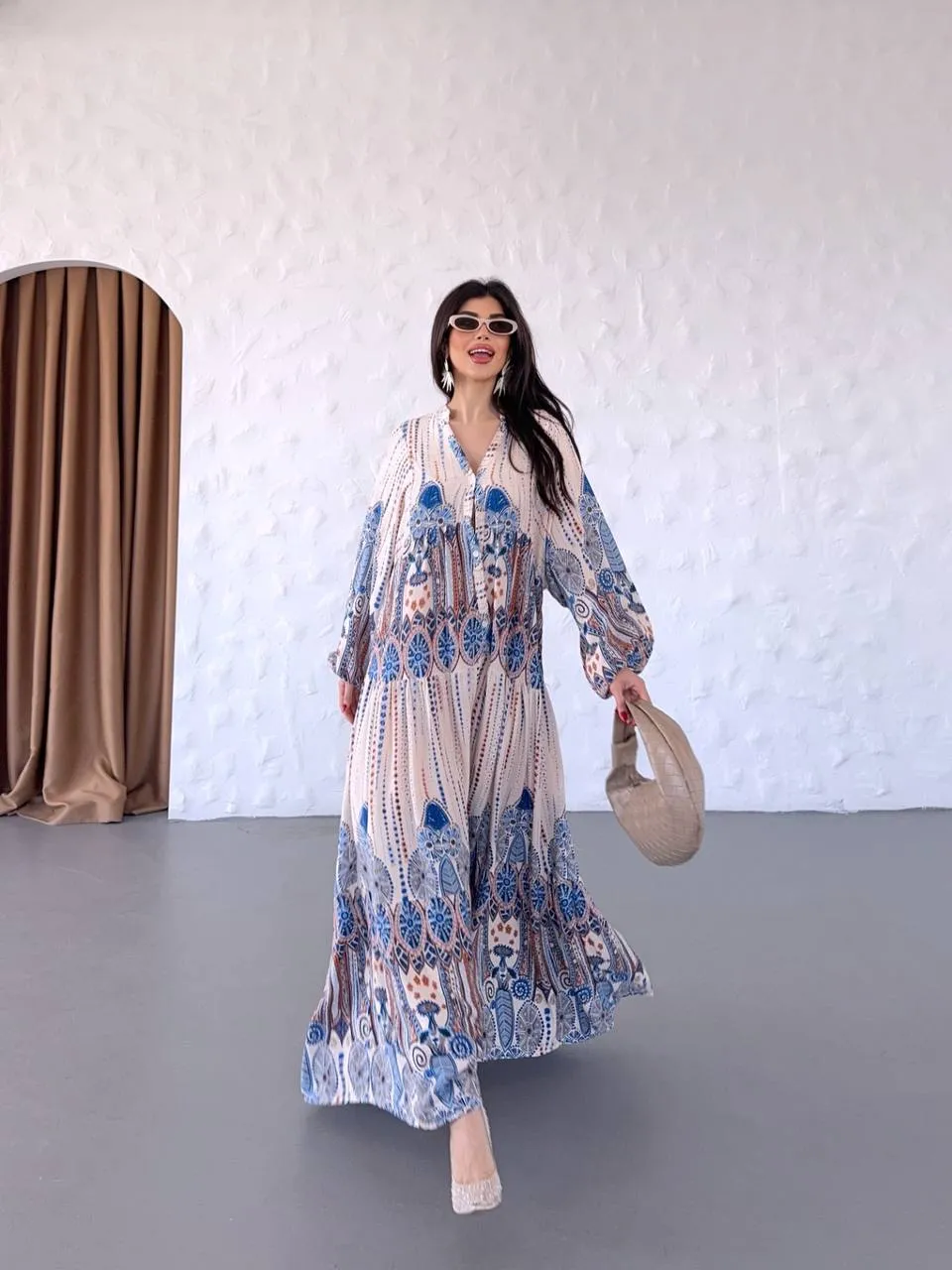 Sahara Mosaic Maxi Dress