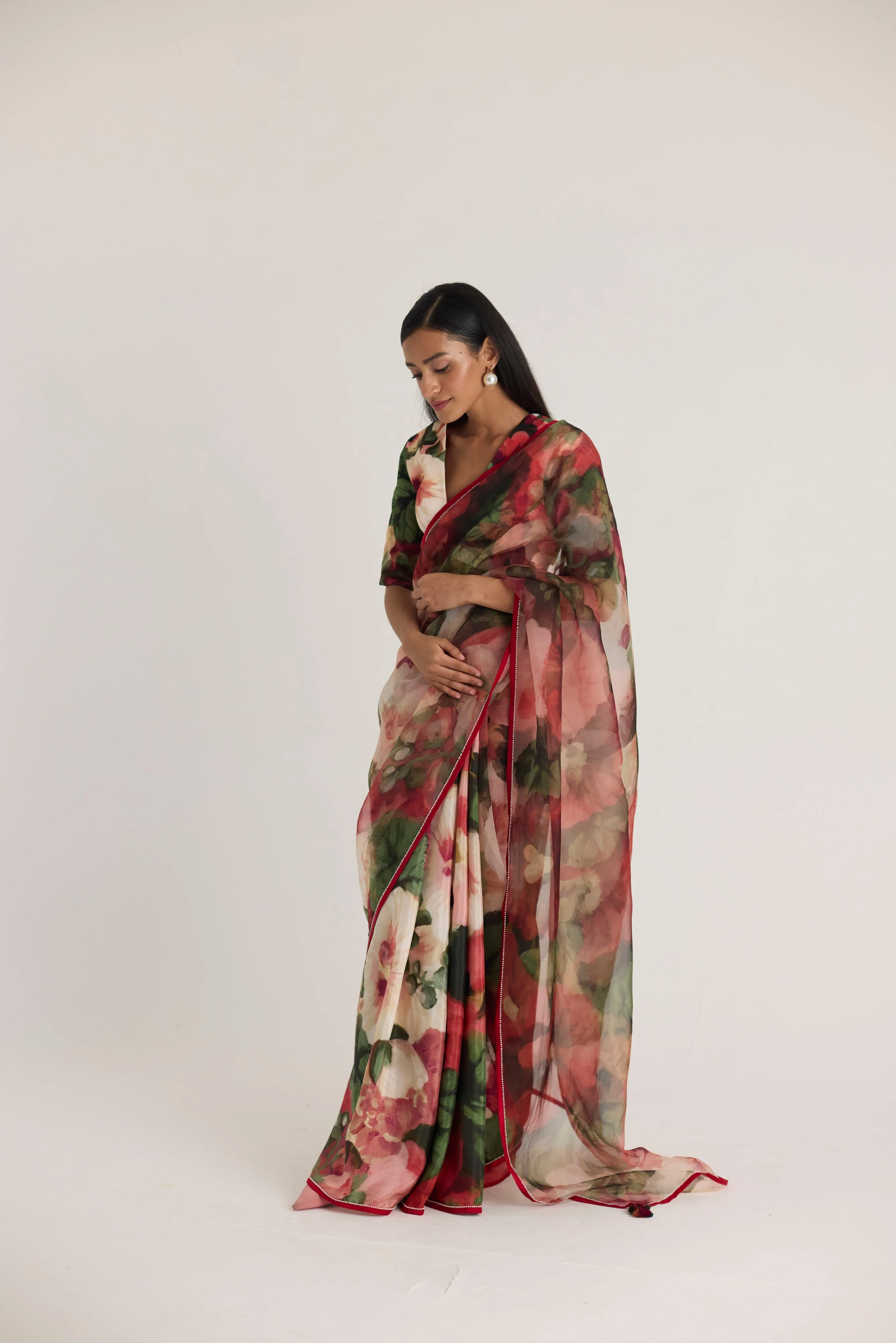 Scarlett Silk Organza Saree